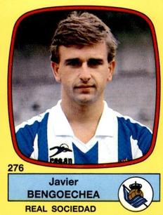 1988-89 Panini Spanish Liga #276 Javier Bengoechea Front