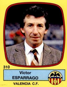 1988-89 Panini Spanish Liga #310 Victor Esparrago Front
