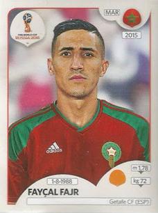 2018 Panini FIFA World Cup: Russia 2018 Stickers (Pink Backs, Made in Brazil) #153 Faycal Fajr Front