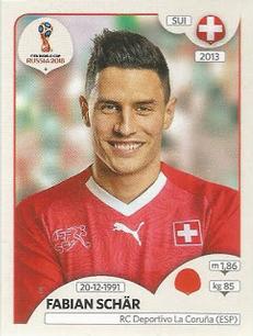 2018 Panini FIFA World Cup: Russia 2018 Stickers (Pink Backs, Made in Brazil) #368 Fabian Schär Front