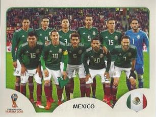 2018 Panini FIFA World Cup: Russia 2018 Stickers (Pink Backs, Made in Brazil) #441 Team Photo Mexico Front