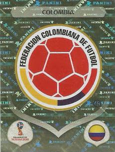 2018 Panini FIFA World Cup: Russia 2018 Stickers (Pink Backs, Made in Brazil) #620 Emblem Colombia Front