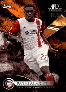 2016 Topps Apex MLS - Orange #58 Fatai Alashe Front
