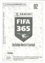 2018 Panini FIFA 365 Stickers #92 Ze Roberto Back