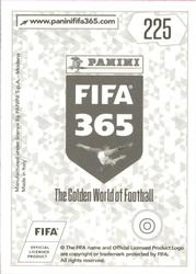 2018 Panini FIFA 365 Stickers #225 Joao Moutinho Back