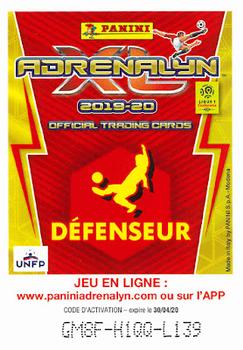 2019-20 Panini Adrenalyn XL Ligue 1 #147 Stoppila Sunzu Back