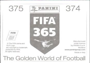 2015-16 Panini FIFA 365 The Golden World of Football Stickers #374 / 375 Sergio Ramos / Raphaël Varane Back
