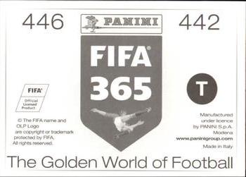 2015-16 Panini FIFA 365 The Golden World of Football Stickers #442 / 446 Marco Verratti / Blaise Matuidi Back
