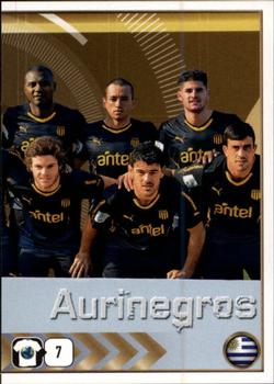 2015-16 Panini FIFA 365 The Golden World of Football Stickers #838 Peñarol Aurinegros Front
