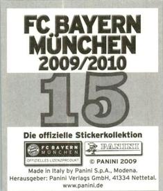 2009-10 Panini FC Bayern München Stickers #15 Michael Rensing Back