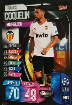 2019-20 Topps Match Attax UEFA Champions League International #VAL 14 Francis Coquelin Front