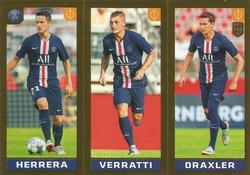 2020 Panini FIFA 365 Grey #150 Herrera / Verratti / Draxler Front