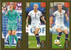 2020 Panini FIFA 365 Grey #409 Naeher / Dahlkemper / Sauerbrunn Front