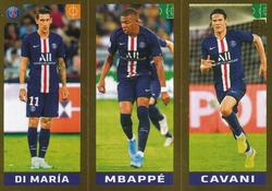 2020 Panini FIFA 365 Blue #152 Di María / Mbappé / Cavani Front