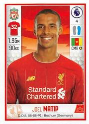 2019-20 Panini Football 2020 #292 Joel Matip Front