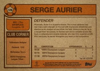 2020 Topps Living UEFA Champions League #129 Serge Aurier Back
