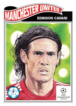 2020 Topps Living UEFA Champions League #254 Edinson Cavani Front