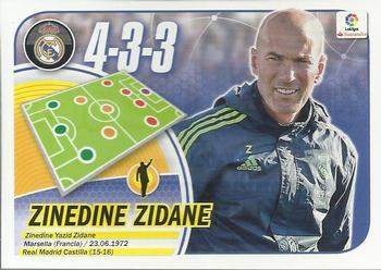 2016-17 ESTE Spanish Liga #26 Zinedine Zidane Front