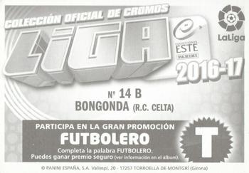2016-17 ESTE Spanish Liga #207 Bongonda Back