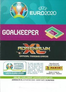 2020 Panini Adrenalyn XL UEFA Euro 2020 Preview #389 Kasper Schmeichel Back