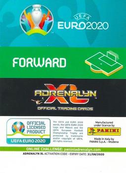 2020 Panini Adrenalyn XL UEFA Euro 2020 Preview - Limited Edition #NNO Roman Yaremchuk Back