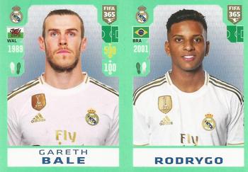 2020 Panini FIFA 365 Blue - 442 Sticker Version #113 Gareth Bale / Rodrygo Front