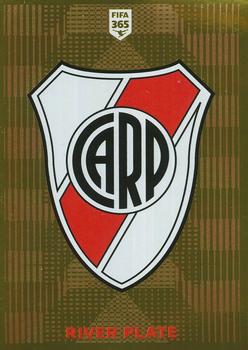 2020 Panini FIFA 365 Blue - 442 Sticker Version #317 River Plate Logo Front