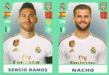2020 Panini FIFA 365 Grey - 442 Sticker Version #103 Sergio Ramos / Nacho Front