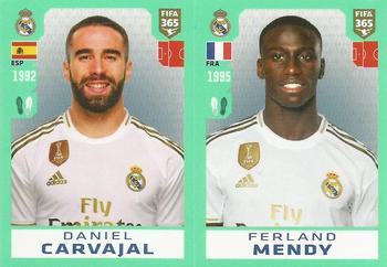 2020 Panini FIFA 365 Grey - 442 Sticker Version #104 Daniel Carvajal / Ferland Mendy Front