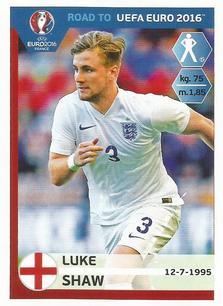 2015 Panini Road to UEFA Euro 2016 Stickers #70 Luke Shaw Front