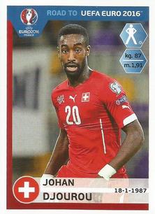 2015 Panini Road to UEFA Euro 2016 Stickers #355 Johan Djourou Front
