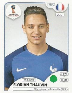 2018 Panini FIFA World Cup: Russia 2018 Update Stickers #211 Florian Thauvin Front