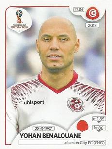 2018 Panini FIFA World Cup: Russia 2018 Update Stickers #557 Yohan Benalouane Front