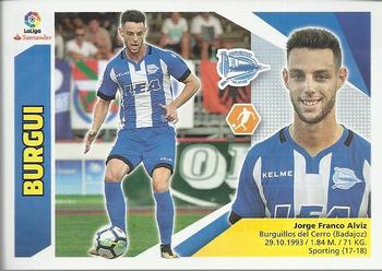 2017-18 Panini LaLiga Santander Este Stickers - Últimos Fichajes #6 Burgui Front