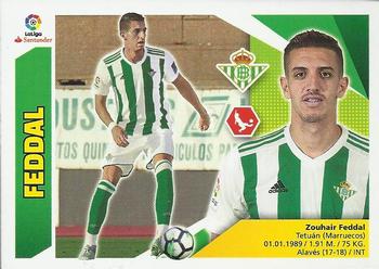 2017-18 Panini LaLiga Santander Este Stickers - Últimos Fichajes #25 Zouhair Feddal Front