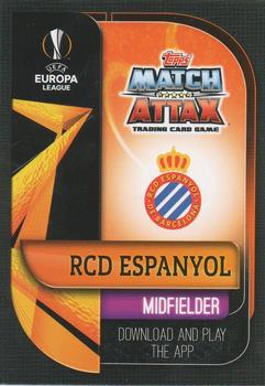 2019-20 Topps Match Attax UEFA Champions League International - Spain & Portugal Edition #ESP8 Oscar Melendo Back