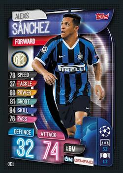 2019-20 Topps On-Demand Match Attax UEFA Champions League #OD1 Alexis Sánchez Front