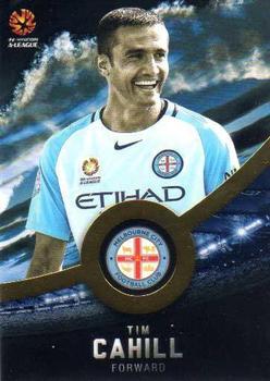 2016-17 Tap 'N' Play Football Australia - Gold Parallel #92 Tim Cahill Front