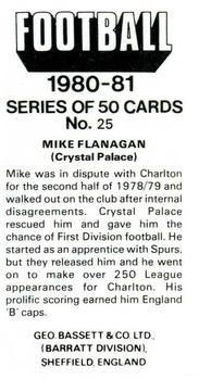 1980-81 Bassett & Co. Football #25. Mike Flanagan Back