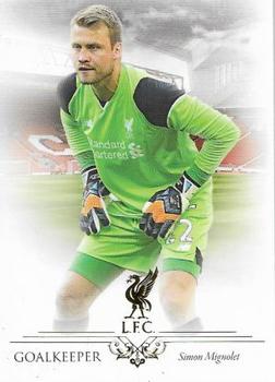 2016 Futera Unique Liverpool Premier #03 Simon Mignolet Front