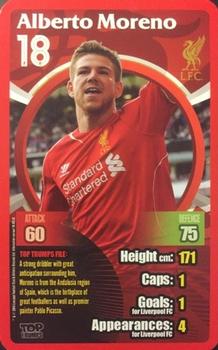 2014-15 Top Trumps Liverpool #NNO Alberto Moreno Front