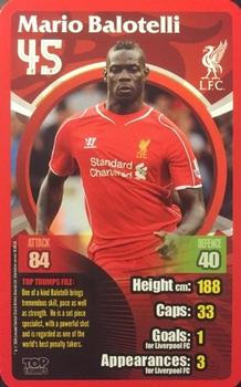 2014-15 Top Trumps Liverpool #NNO Mario Balotelli Front