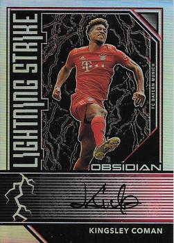 2019-20 Panini Obsidian - Lightning Strike Red #LS-KC Kingsley Coman Front