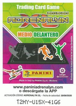 2019-20 Panini Adrenalyn XL La Liga Santander #90 Andres Guardado / Sergio Canales / Cristian Tello Back