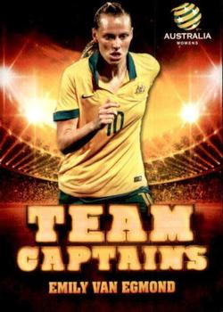 2015-16 Tap 'N' Play Football Federation Australia - Team Captains #TC-02 Emily Van Egmond Front