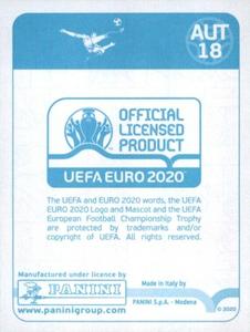 2020 Panini UEFA Euro 2020 International Stickers Preview #AUT18 Stefan Ilsanker Back