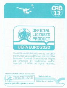 2020 Panini UEFA Euro 2020 International Stickers Preview #CRO13 Domagoj Vida Back