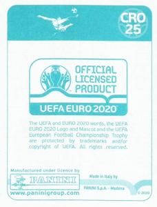 2020 Panini UEFA Euro 2020 International Stickers Preview #CRO25 Ante Rebic Back