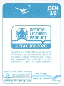 2020 Panini UEFA Euro 2020 International Stickers Preview #DEN19 Lasse Schone Back