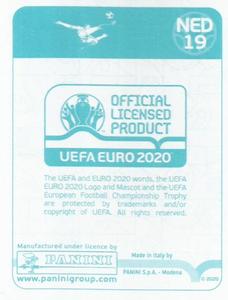 2020 Panini UEFA Euro 2020 International Stickers Preview #NED19 Donny van de Beek Back